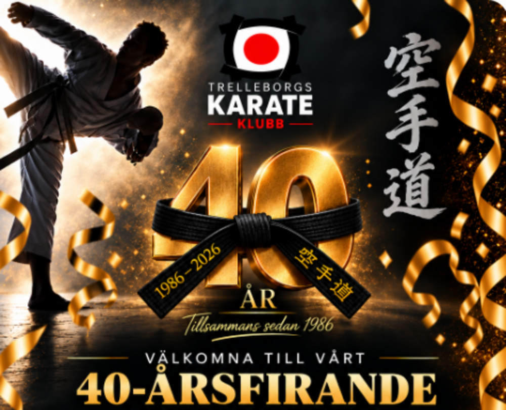 Jubileumsfest 40-år Anmälan
